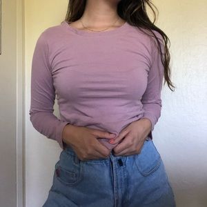 Purple Cotton Longsleeve